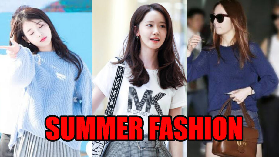 IU, YOONA And Krystal Jung's Summer Fashion Outfit Collection
