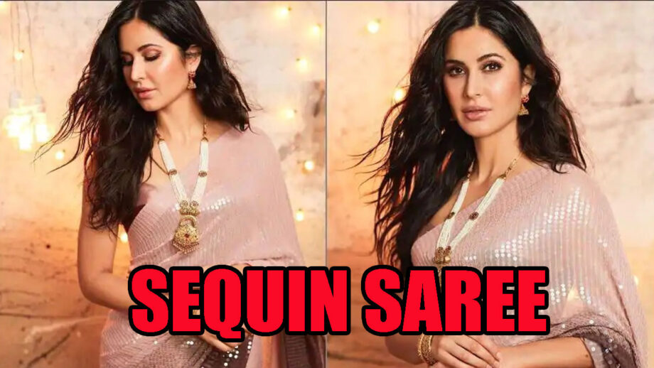 Katrina Kaif Looks Drop Dead Gorgeous In Sequin Saree Of Manish Malhotra