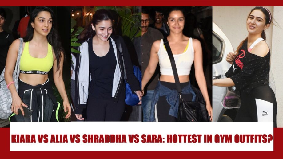 Kiara Advani, Alia Bhatt, Shraddha Kapoor, Sara Ali Khan: Who looks the HOTTEST in gym outfits? 1