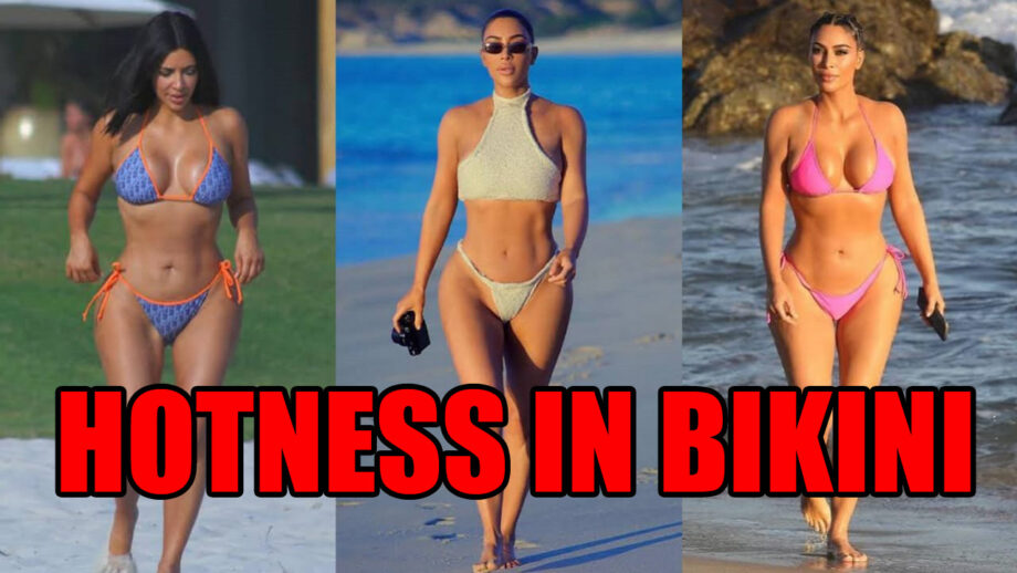Kim Kardashian Sizzled And Oozed Hotness In Bikinis