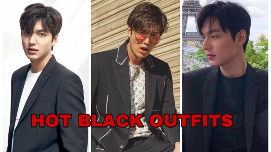 Lee Min Ho sets the temperature soaring in a black outfit