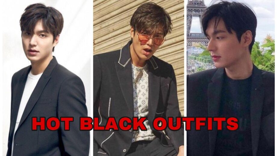 Lee Min Ho sets the temperature soaring in a black outfit