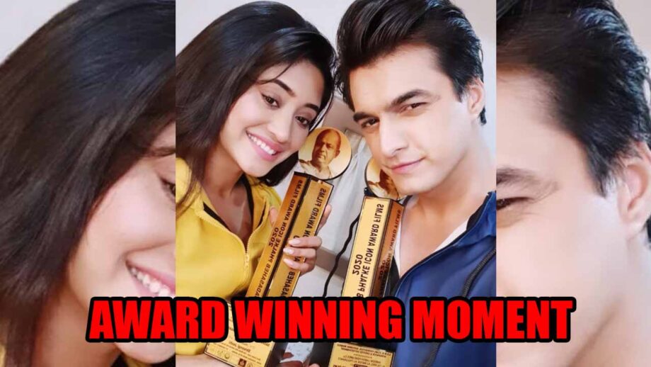 Mohsin Khan and Shivangi Joshi's award winning moment 1