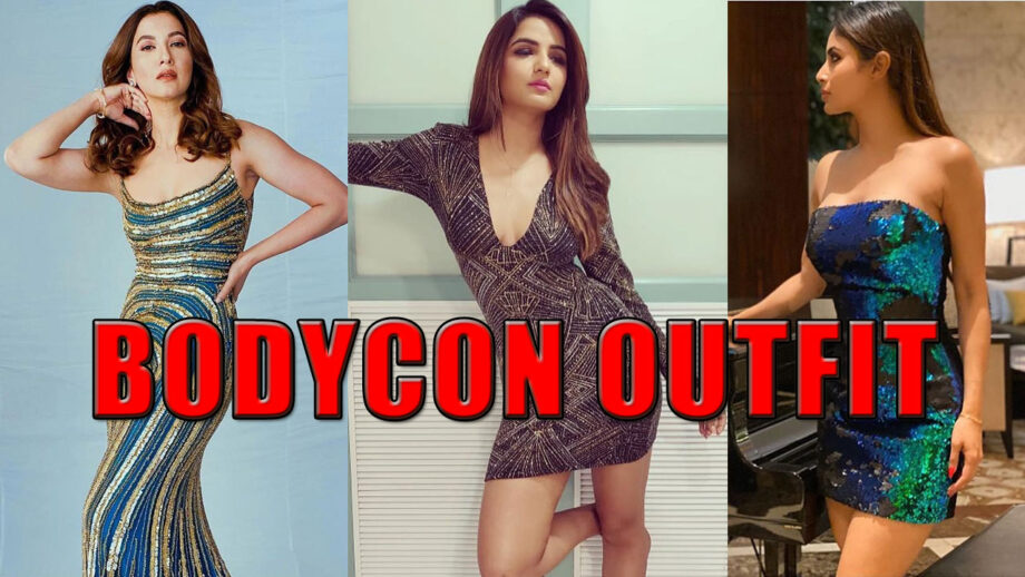 Mouni Roy, Jasmin Bhasin, And Gauhar Khan's Embellished Bodycon Outfit Pictures Go Viral! 9