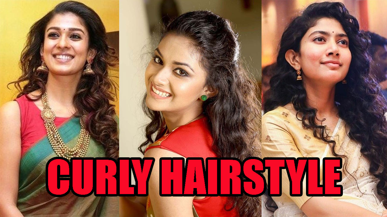 Latest Curly Hairstyle for Saree... - Venetian Professional | Facebook