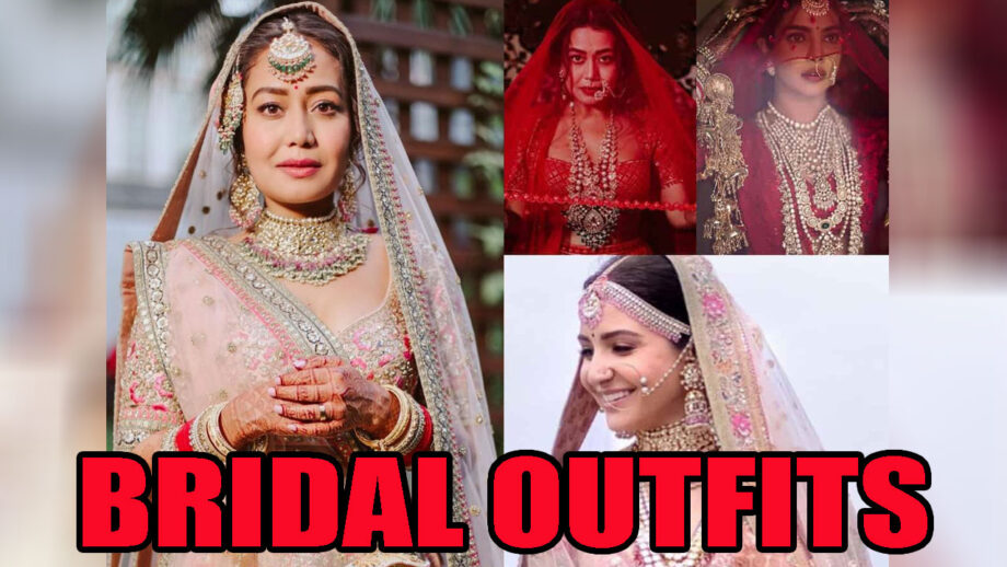 Neha Kakkar's Wedding Outfits Will Remind You Of Anushka Sharma And Priyanka Chopra's Bridal Outfits; See Pics
