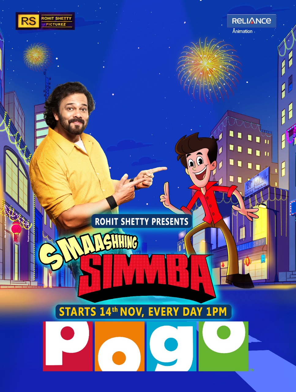 POGO IN ASSOCIATION WITH ROHIT SHETTY ANNOUNCES NEW ACTION-PACKED ANIMATION SERIES ‘SMASHING SIMMBA’ THIS DIWALI