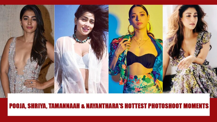 Pooja Hegde, Shriya Saran, Tamannaah Bhatia And Nayanthara's Hottest Photoshoot Moments That Went Viral