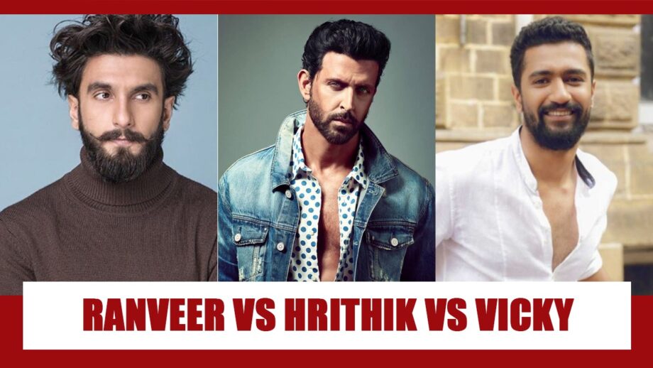 Ranveer Singh VS Vicky Kaushal VS Hrithik Roshan: Which B-Town hero has the HOTTEST beard fashion?
