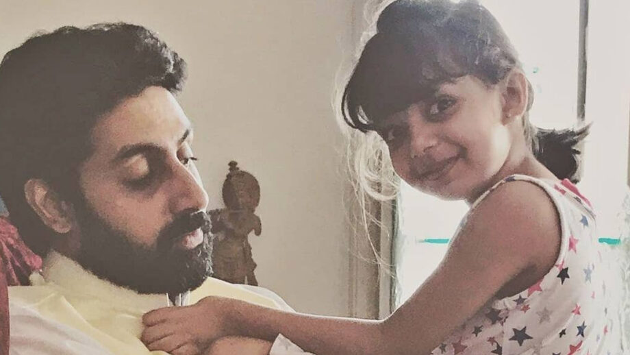[Rare Picture] Birthday girl Aaradhya Bachchan's cute 'father-daughter' moment with Abhishek Bachchan