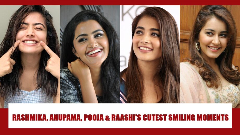 Rashmika Mandanna, Anupama Parameswaran, Pooja Hedge, Raashi Khanna: Cutest smile moments 4