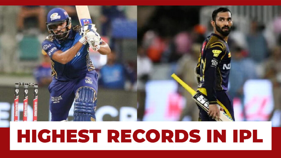 Rohit Sharma VS Dinesh Karthik: Who Has The Highest Record In IPL?