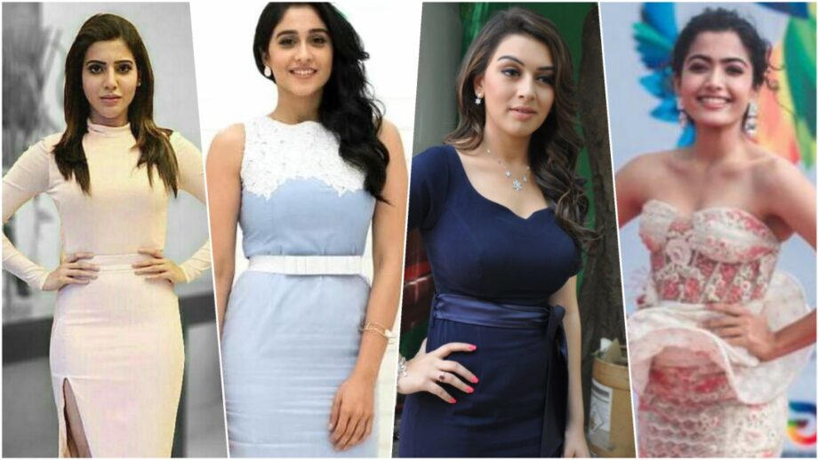 Samantha Akkineni, Rashmika Mandanna, Hansika Motwani, Regina Cassandra: Hot In Body-Fitted Dress 8