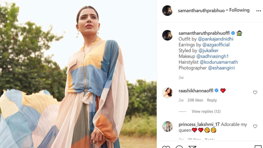 Samantha Akkineni's Recycled Plastic Bottle Dress; Rashi Khanna Comments With 'Heart' Emoji