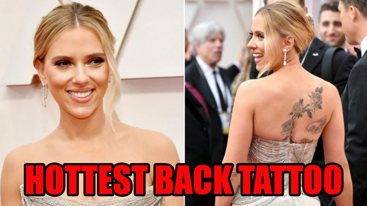 Scarlett Johansson S Hottest Back Tattoo That Will Make