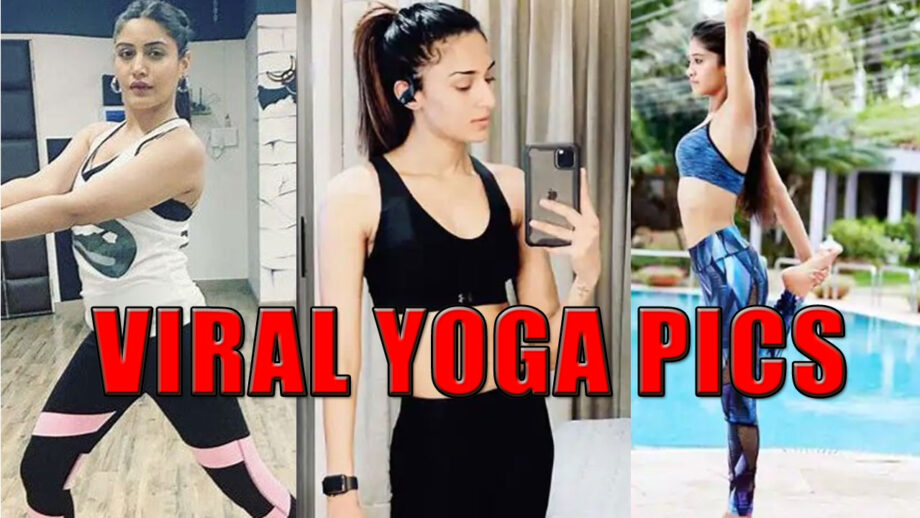 See Pics! Erica Fernandes, Shivangi Joshi, Surbhi Chandna Doing Yoga Pics Go Viral 5