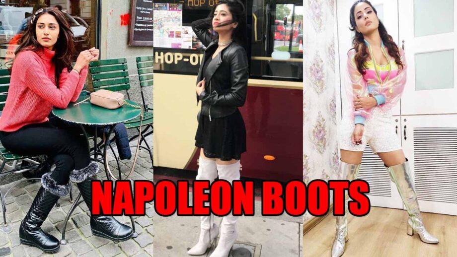 Erica Fernandes, Shivangi Joshi, Hina Khan Show Us How To Style Your Napoleon Boots: Click To See Pictures