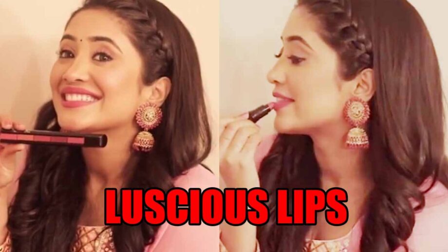 Shivangi Joshi's secret to luscious lips