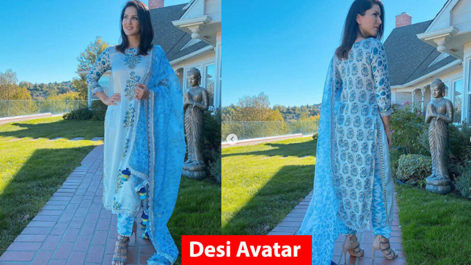 Sunny Leone looks like a white princess in latest desi avatar