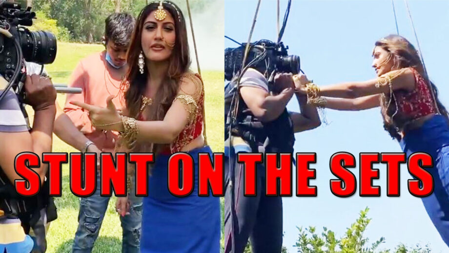 Surbhi Chandna Shares Stunt Performed On The Sets Of Naagin That Doesn't Look Easy
