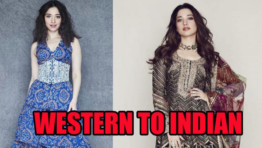 Tamannaah Bhatia From Western To Indian: A Beauty In Every Attire