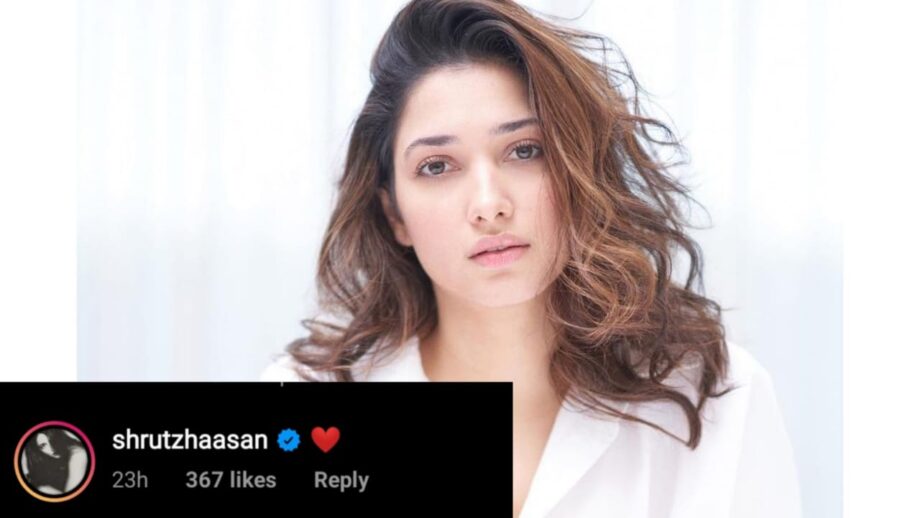 Tamannaah Bhatia sets internet on fire with gorgeous photo, Shruti Haasan comments