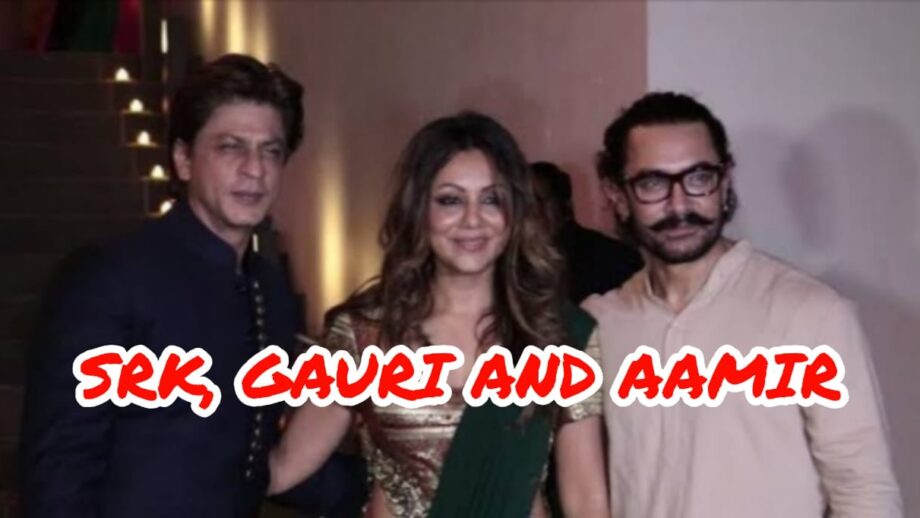 Throwback: Watch Aamir Khan Pose With Shah Rukh Khan And Gauri Khan