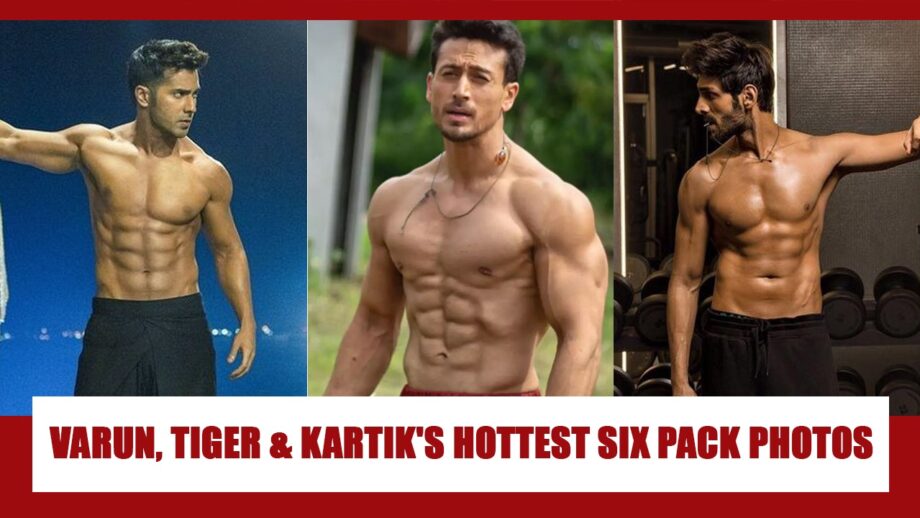 Varun Dhawan, Tiger Shroff, Kartik Aaryan: Unseen photos of their hot Six pack abs