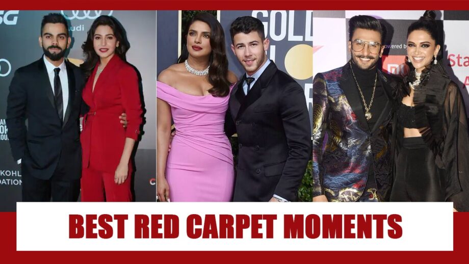Virat Kohli-Anushka Sharma, Priyanka Chopra-Nick Jonas, Deepika Padukone-Ranveer Singh: Hottest red carpet couple moments 3