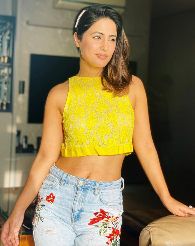 Want Hot Belly Curves Like Hina Khan? Take Inspiration From These Pictures - 1