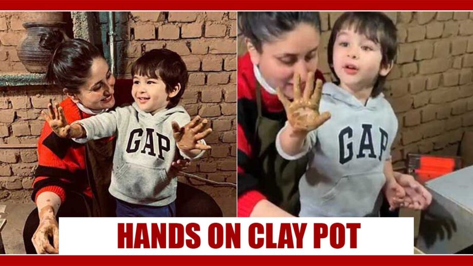 Watch Kareena Kapoor Give Clay Pot Making Lessons to Taimur: Watch Video Here