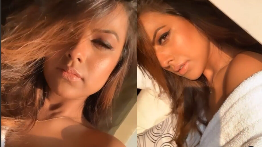Watch Video: Nia Sharma looks hot as she exposes her ‘Bronzed body Bare skin’