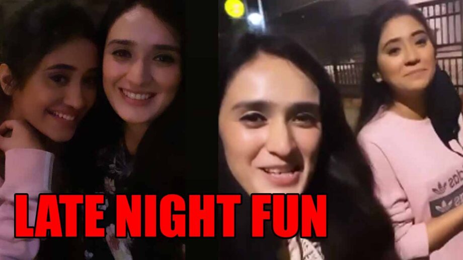 WATCH VIDEO: Shivangi Joshi and Pankhuri Awasthy's late night fun