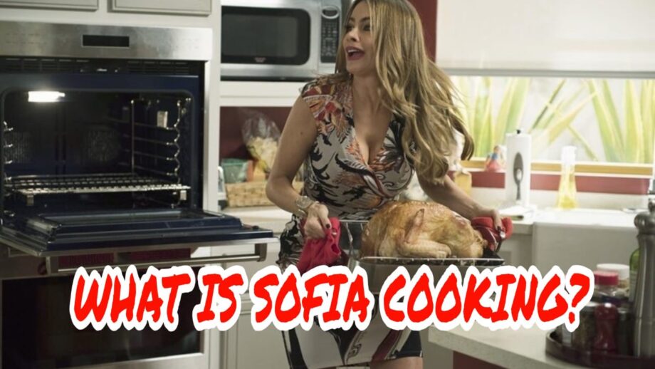 What is Sofia Vergara cooking?