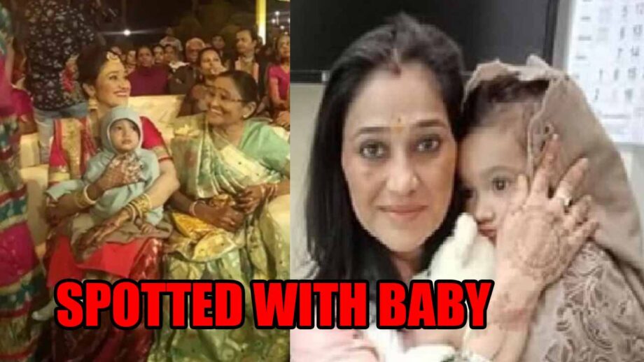 When Taarak Mehta Ka Ooltah Chashmah fame Disha Vakani aka Dayaben was spotted with a baby