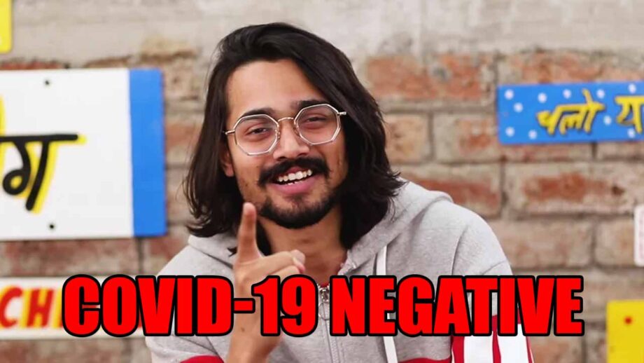 YouTube star Bhuvan Bam tests negative for Covid-19