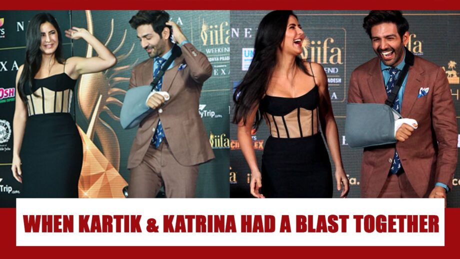 ADORABLE: When Kartik Aaryan and Katrina Kaif had a blast together on stage to delight fans