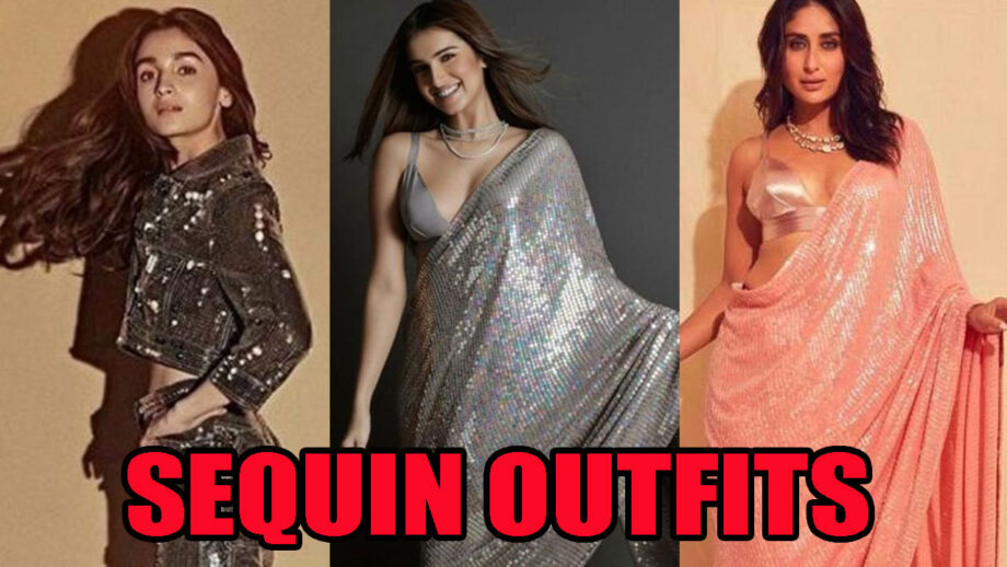 Alia Bhatt, Kareena Kapoor, and Tara Sutaria: Actresses Who Sparkled In Sequin Outfits