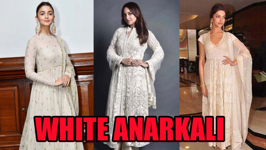 Alia Bhatt, Sonakshi Sinha & Deepika Padukone: Hottest Actresses Who Swore Their Love To White Anarkali 6