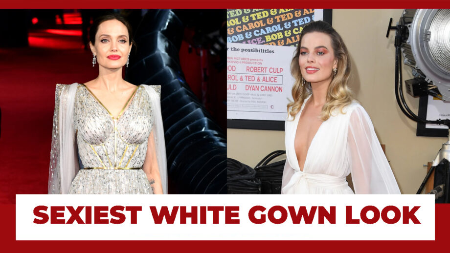 Angelina Jolie Or Margot Robbie: Who Has The Sexiest Looks In White Gown?