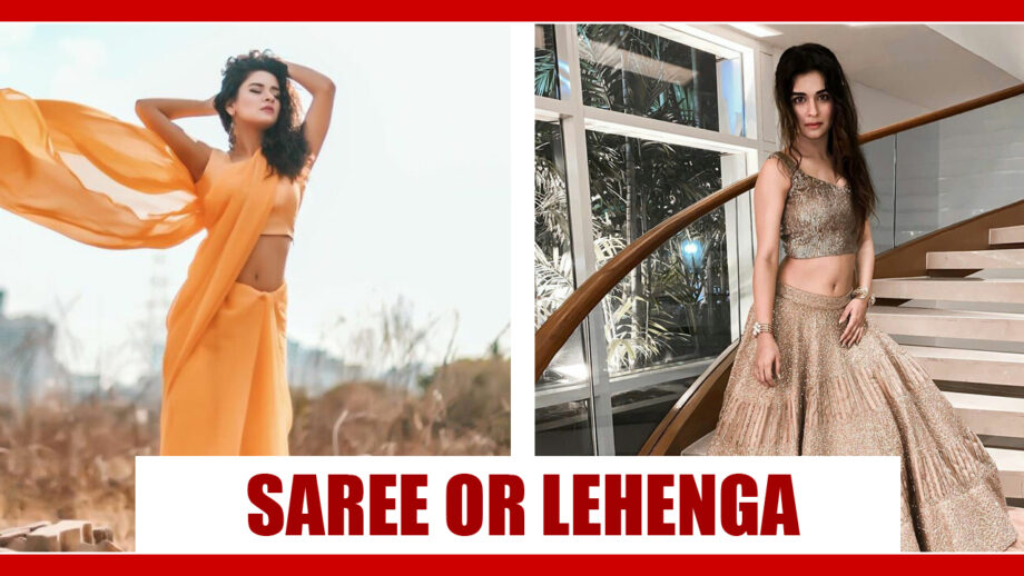 Avneet Kaur In Saree Or Lehenga Which Ethnic Look Suits The Best On Her Iwmbuzz 