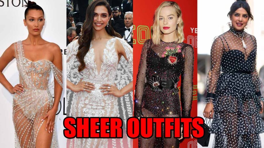 Bella Hadid, Deepika Padukone, Margot Robbie, Priyanka Chopra: Have A Look At Stars Who Went In Sheer Outfits