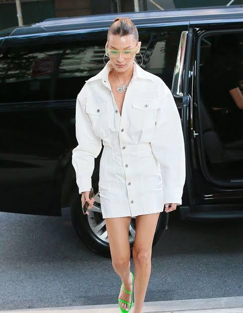 Bella Hadid Ruling The Oversized Dresses Like A Boss. What Do You Think? - 3