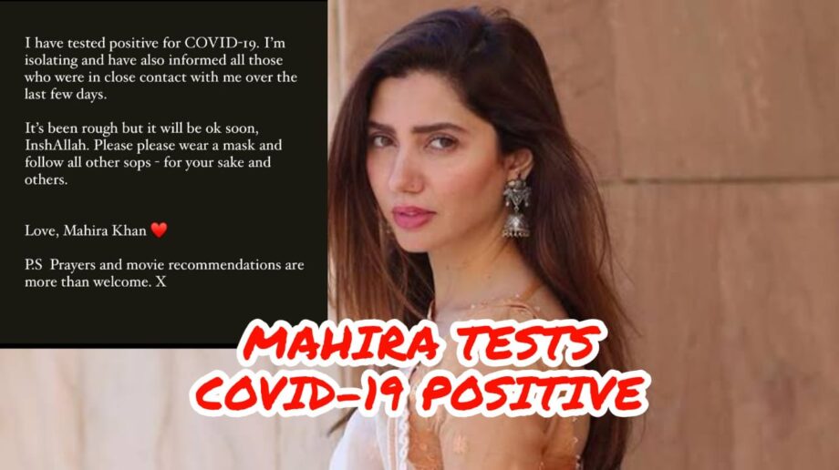 Bollywood Covid-19 Alert] OMG: Shah Rukh Khan's 'Raees' co-star Mahira Khan  tests positive for Covid-19 | IWMBuzz