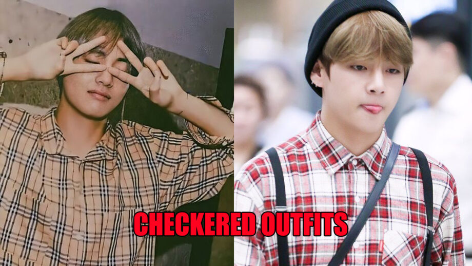 BTS V Aka Kim Taehyung Sexiest Looks In Checkered Outfits: Have A Look 5