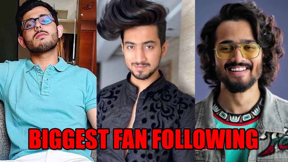 Carryminati VS Faisu VS Bhuvan Bam: Who has the biggest fan following?