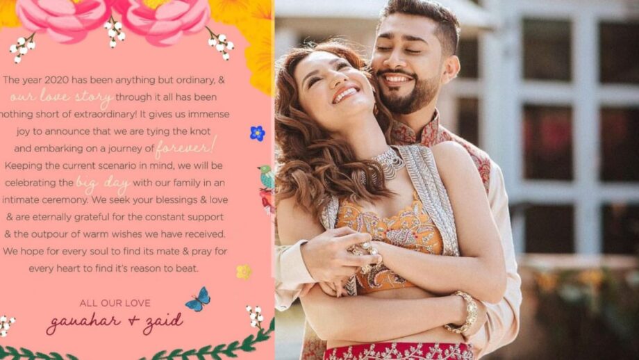 CONGRATULATIONS: Gauhar Khan and Zaid Darbar to get married on THIS date