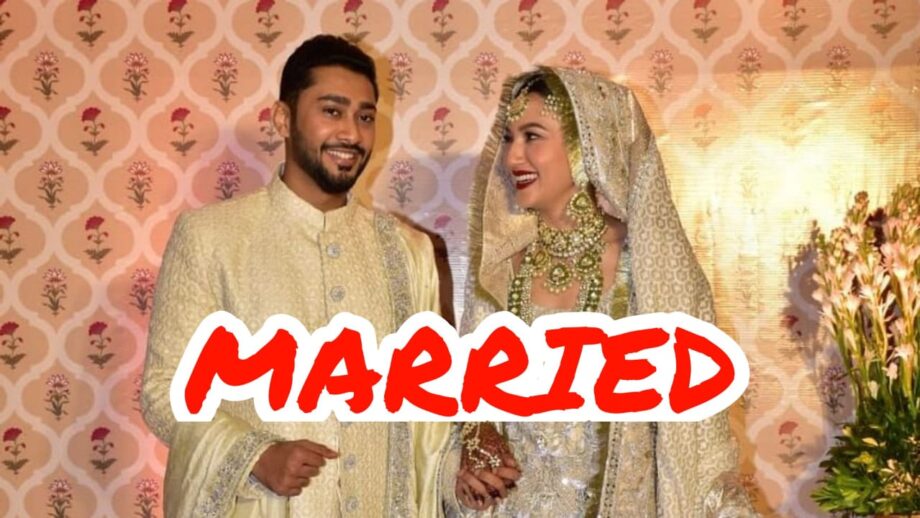 CONGRATULATIONS: Gauhar Khan and Zaid Zarbar are now married