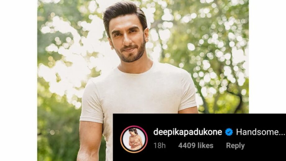 Couple Goals: Ranveer Singh shares stunning latest photo, Deepika Padukone comments 'handsome'