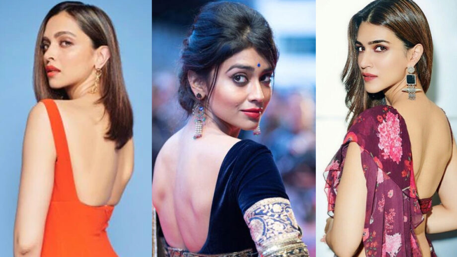 Deepika Padukone, Shriya Saran, And Kriti Sanon: Hottest Stars With Backless Dresses 5